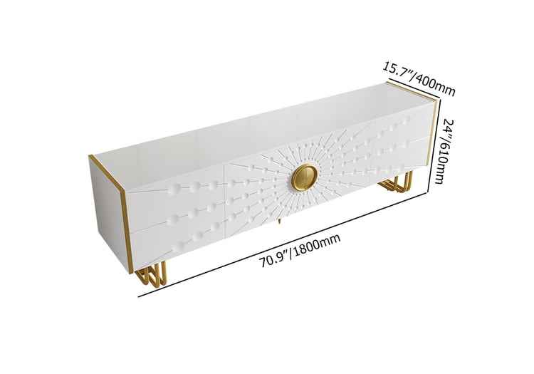 VelvetGlow TV Console