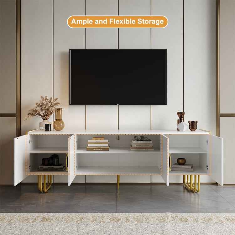 VelvetGlow TV Console