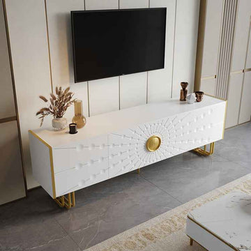 VelvetGlow TV Console