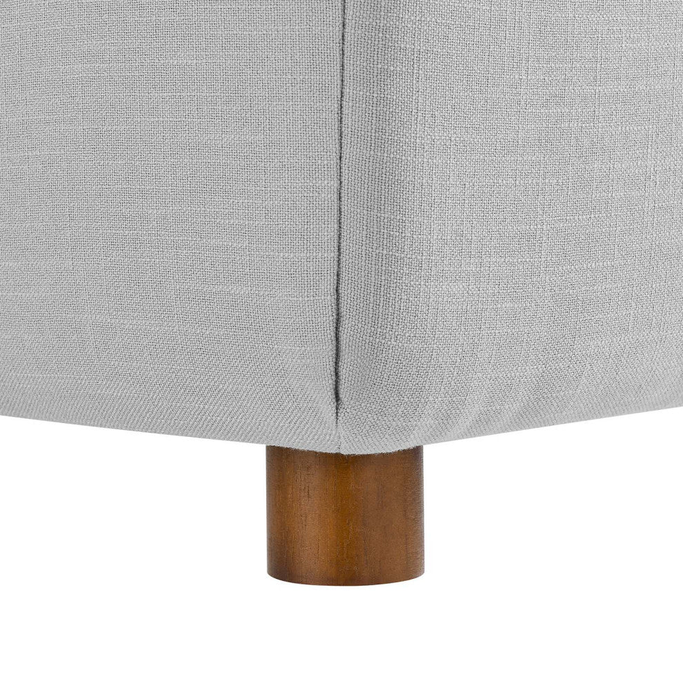 Commix Down Filled Overstuffed 6-Piece Sectional Sofa, Light Gray