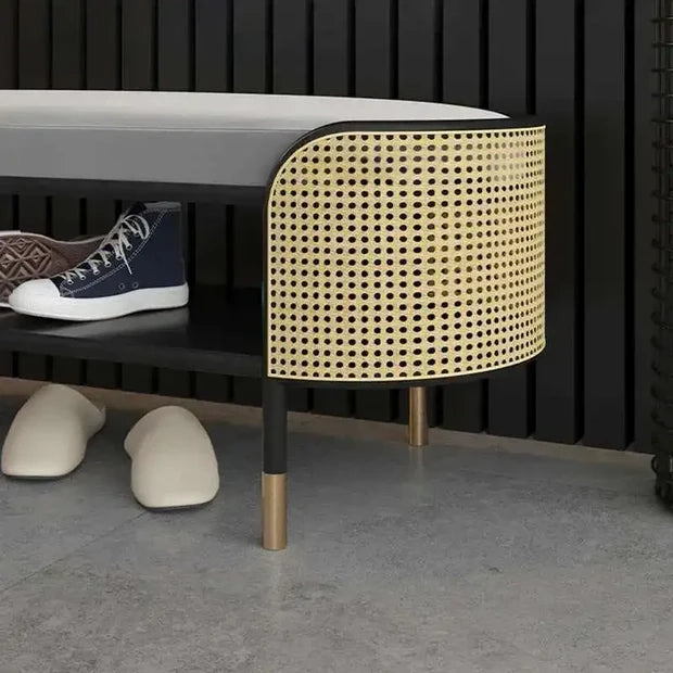 Aureon Modern Metal Ottoman