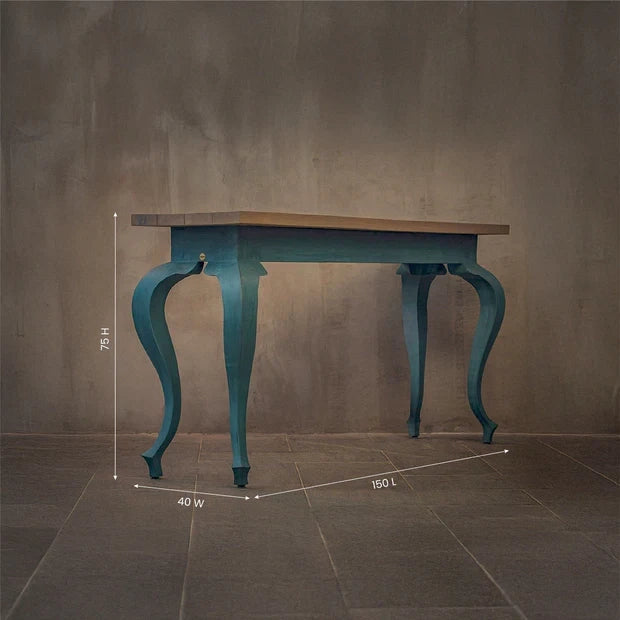 Azure Curved Console Table