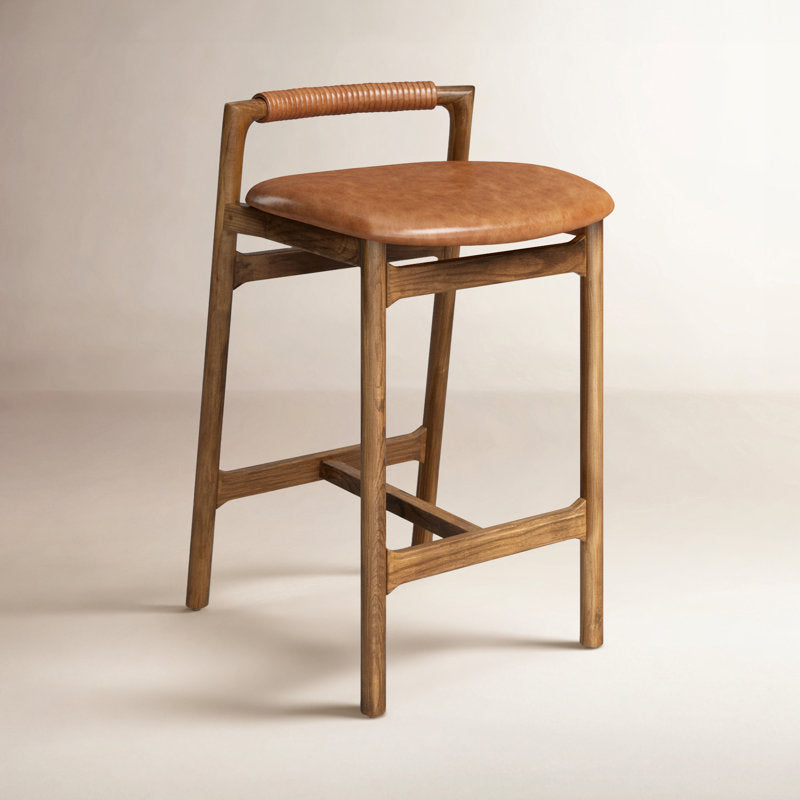 Oslo Solid Wood Bar Stool