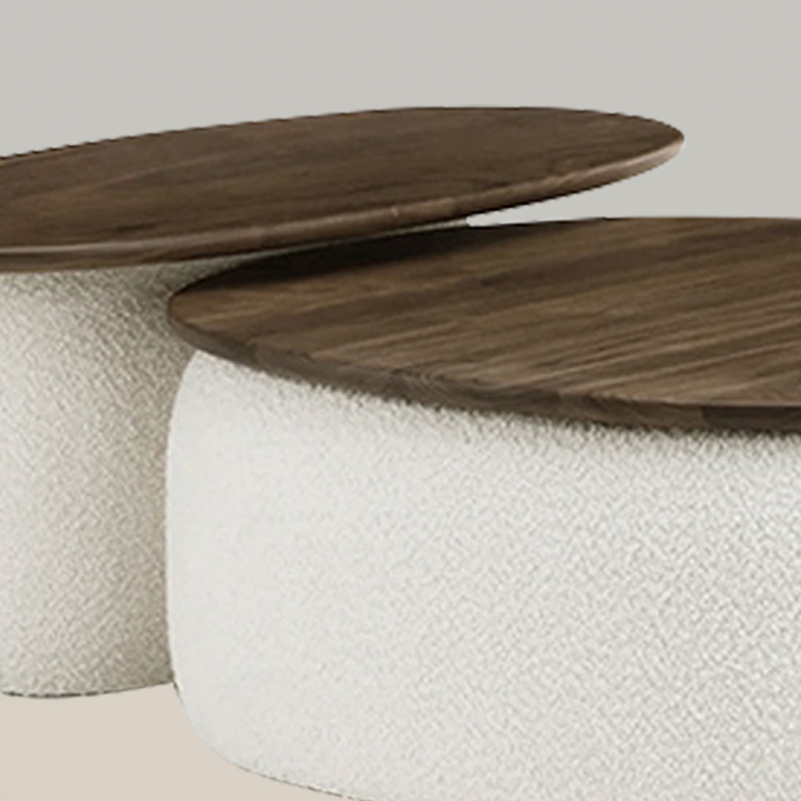 Bouclé Nest Tables