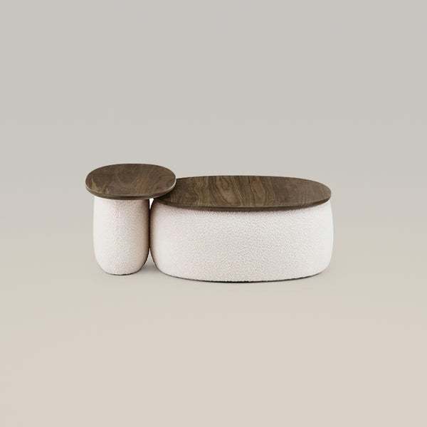 Bouclé Nest Tables