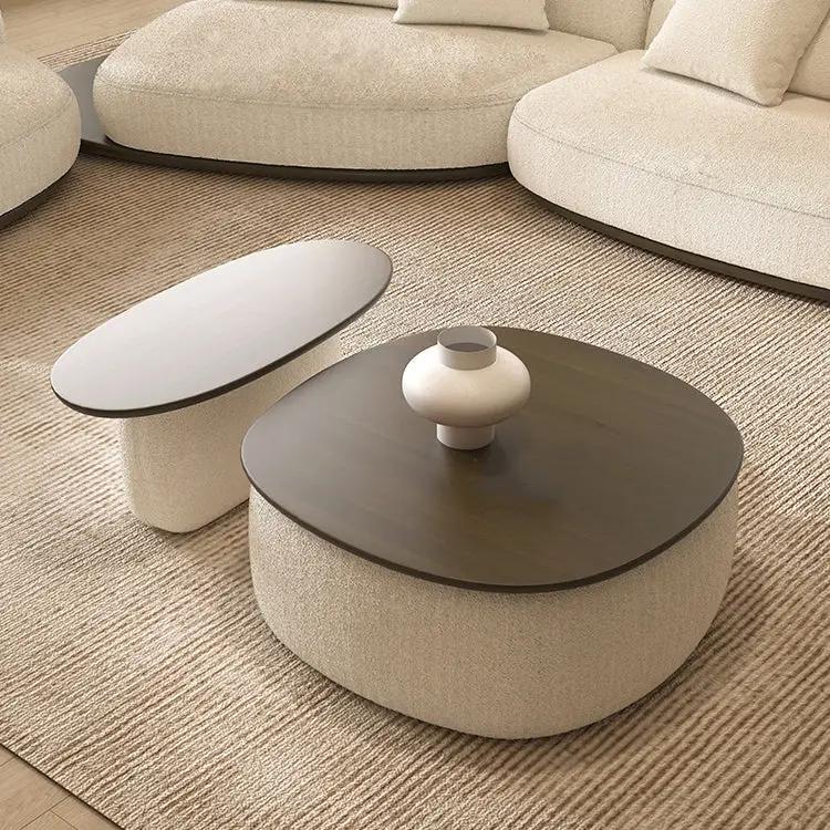 Bouclé Nest Tables