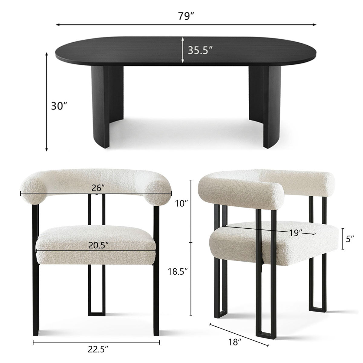 PrimeWood Signature Dining Set