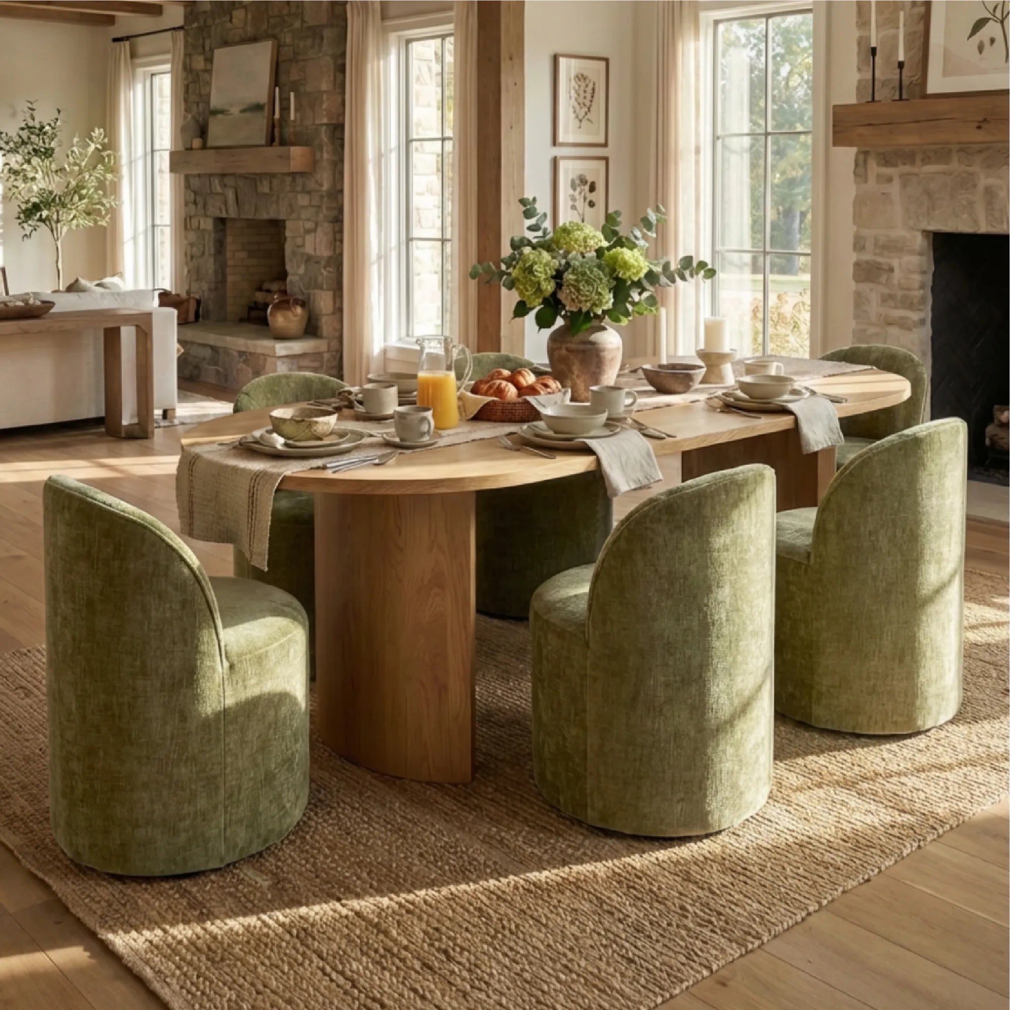 Oakline Grande Dining Set