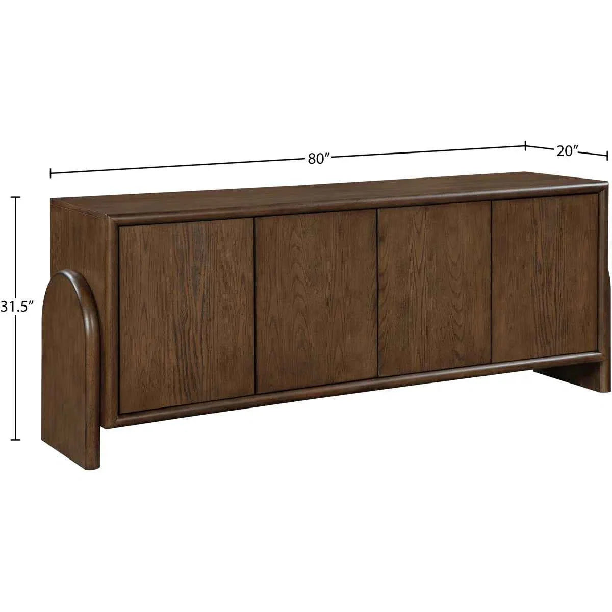 elon ash sideboard