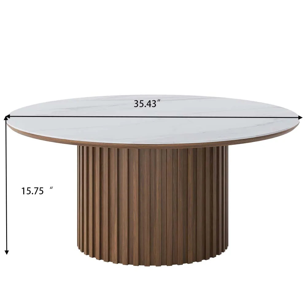 Contemporary Round Coffee Table