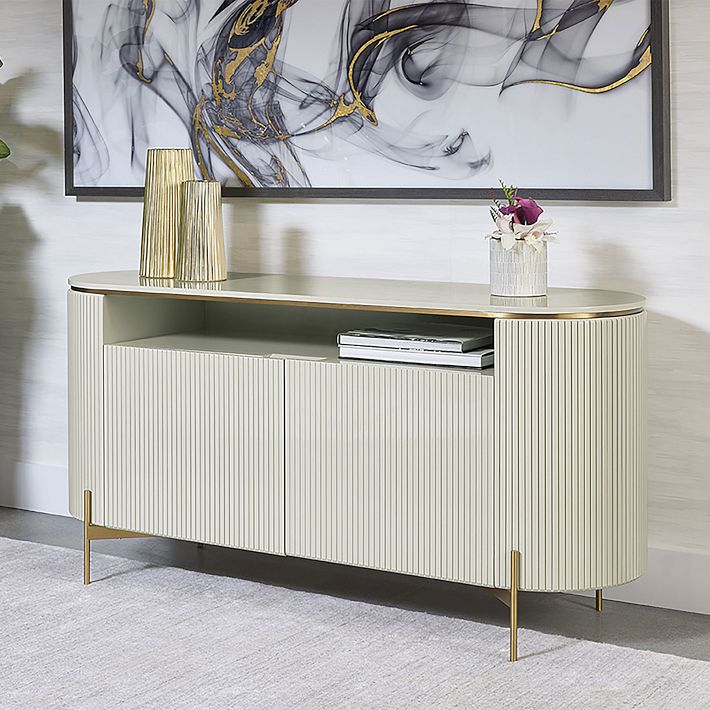 Vienna Arc Console – Cream Gold Edition
