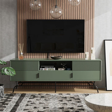 Olive Grove TV Console – Designer Groove Edition