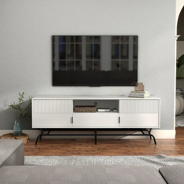 Olive Grove TV Console – Designer Groove Edition