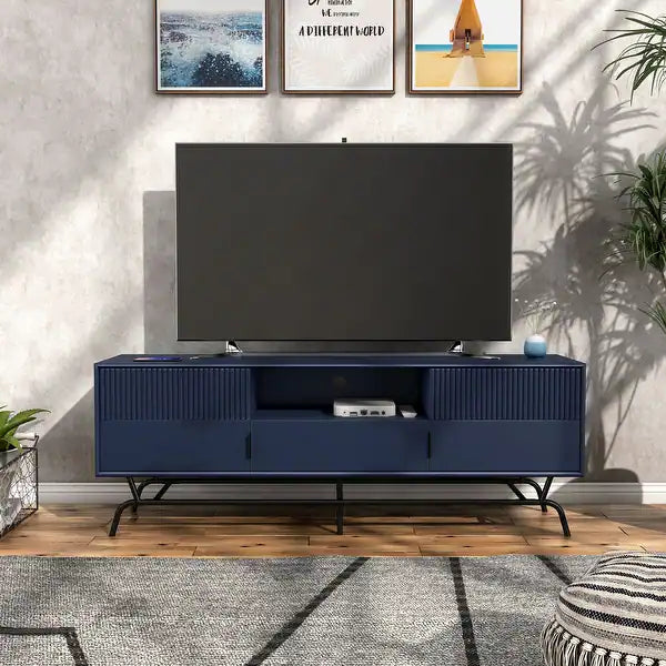Olive Grove TV Console – Designer Groove Edition
