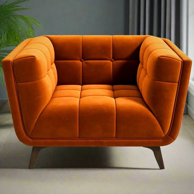 Emerald Grid Luxe Chair