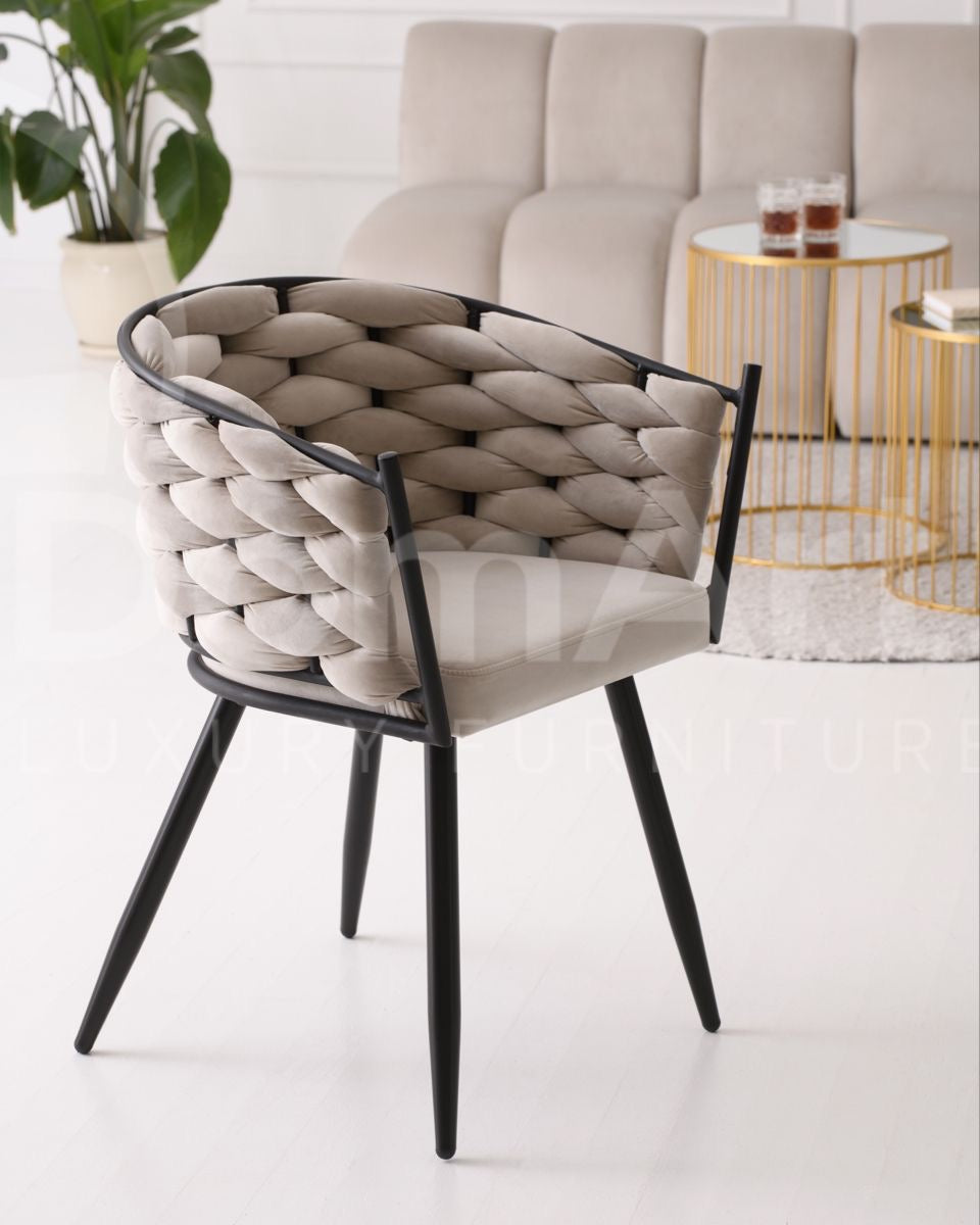 Braided Luxe Armchair