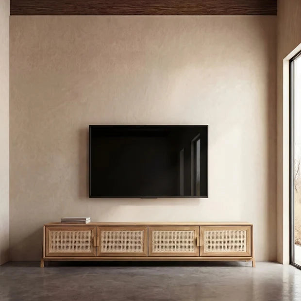 Linea Cane TV Console