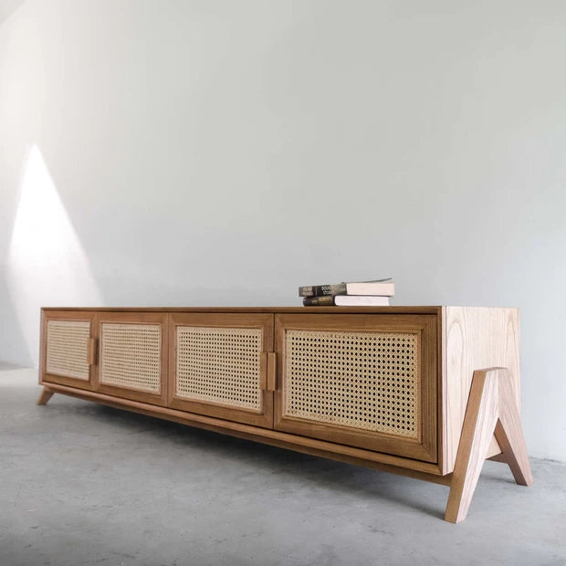 Linea Cane TV Console