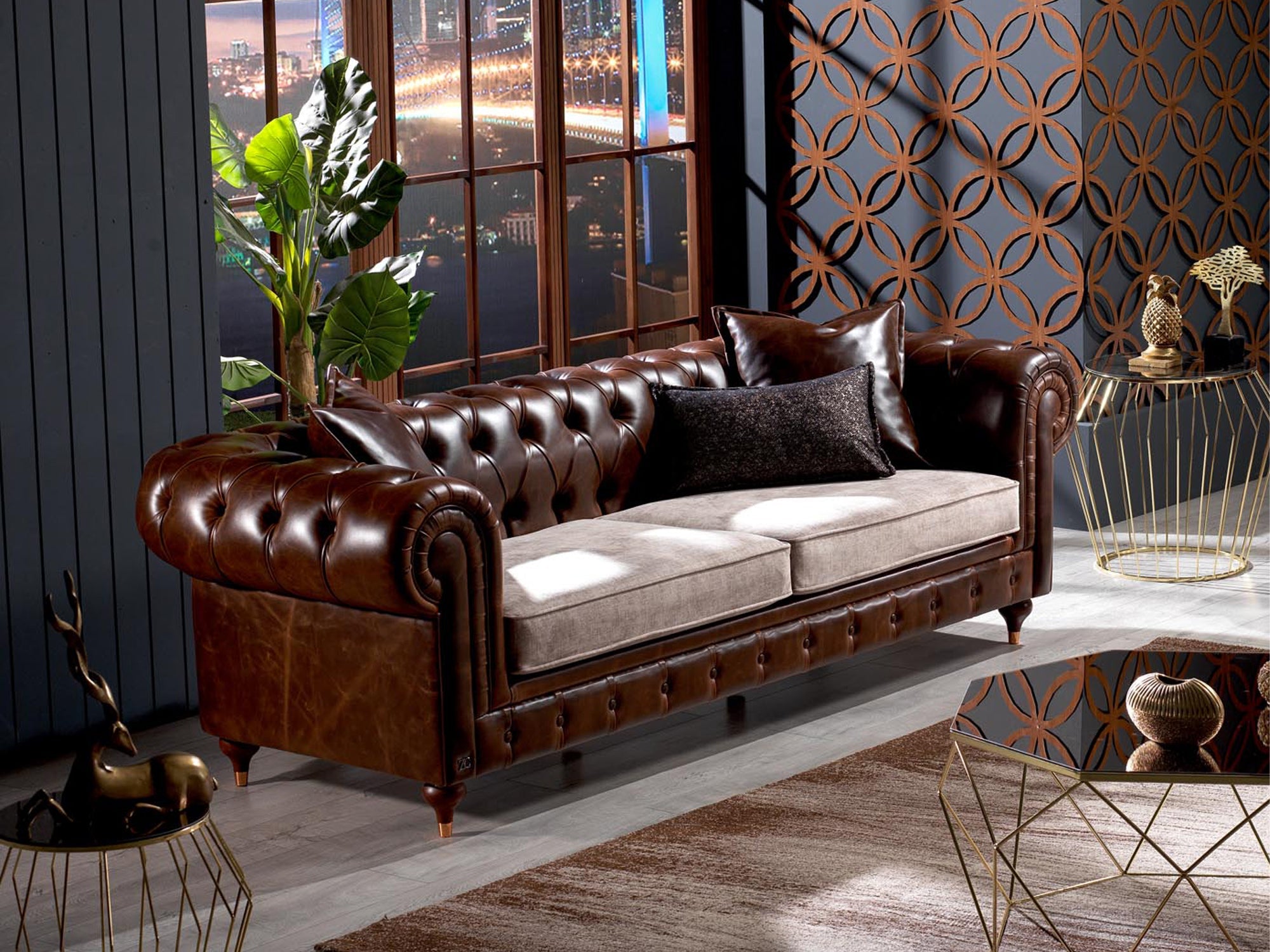 Rixos Leather Living Room Sofa