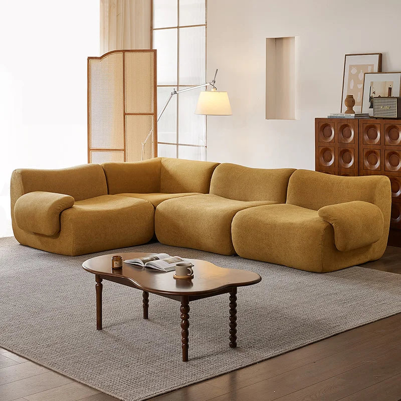 CloudSoft Modern Fabric Sofa