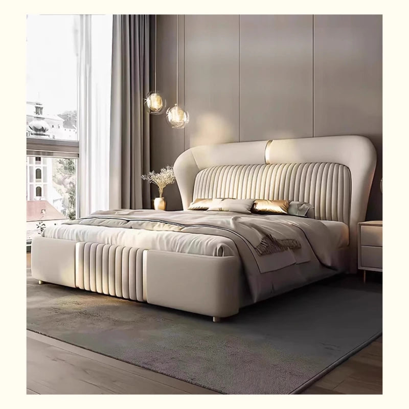 Aurora Gold White Bed