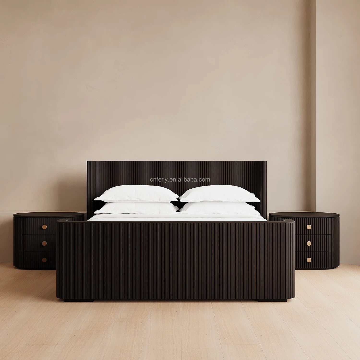American Classic Oak Bed with Footboard
