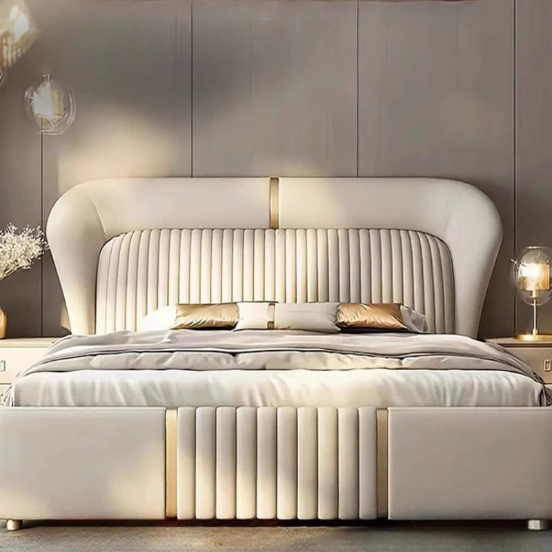 Aurora Gold White Bed