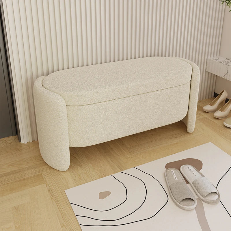 Berbera Nordic Storage Bench Ottoman