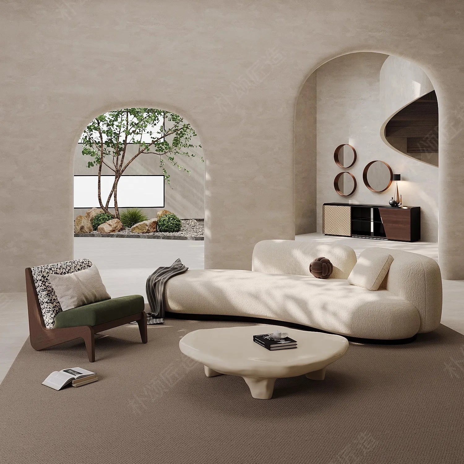 Nordic Curve Lounge Sofa