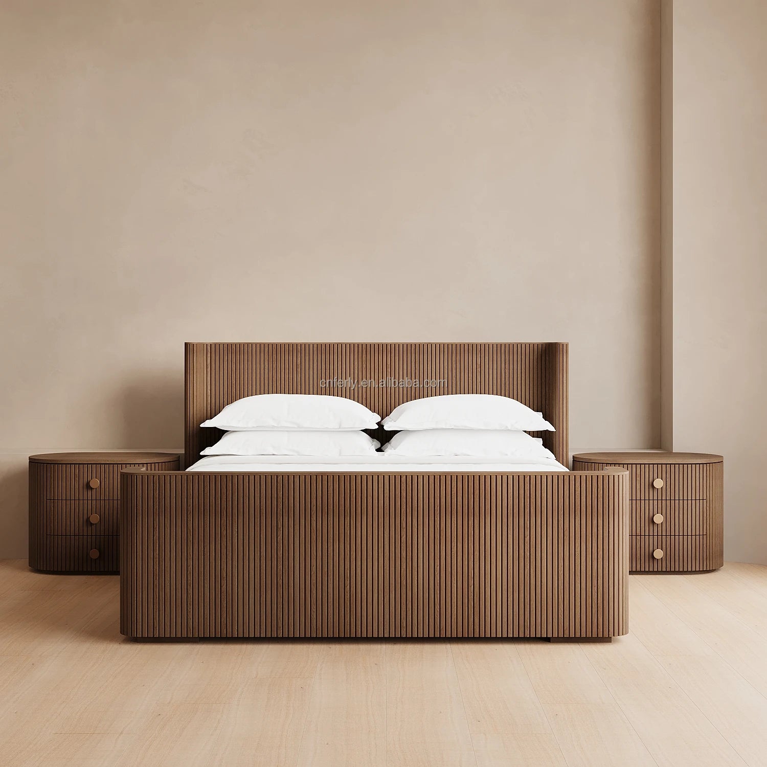 American Classic Oak Bed with Footboard