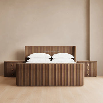 American Classic Oak Bed with Footboard