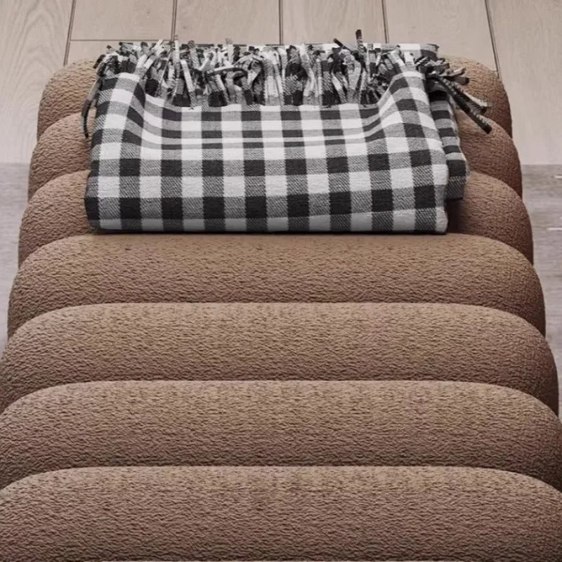 BoucléLink Modular Ottoman Stool