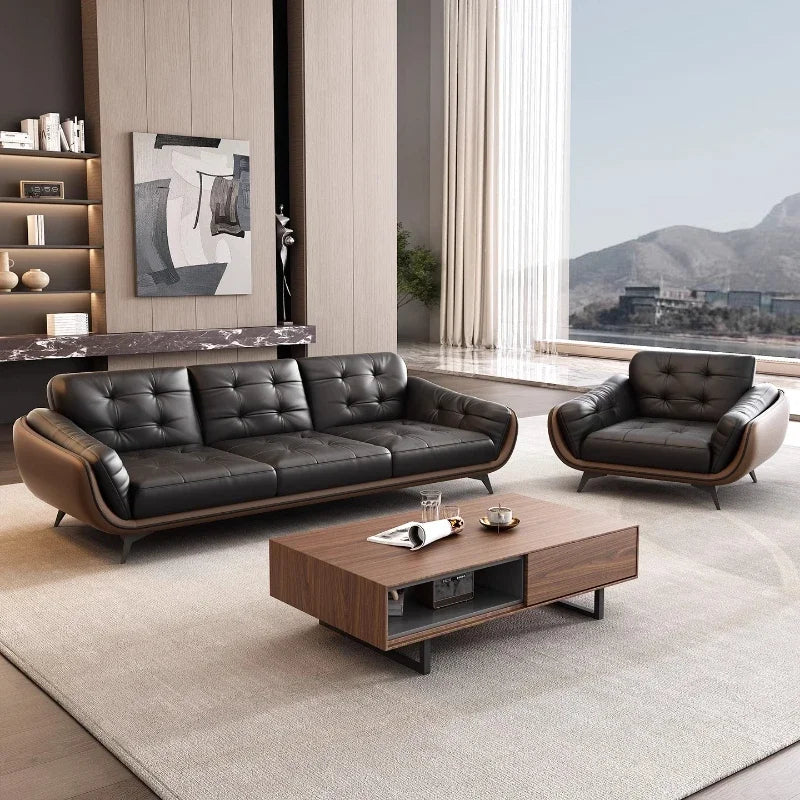 Reclinia Leather Sofa