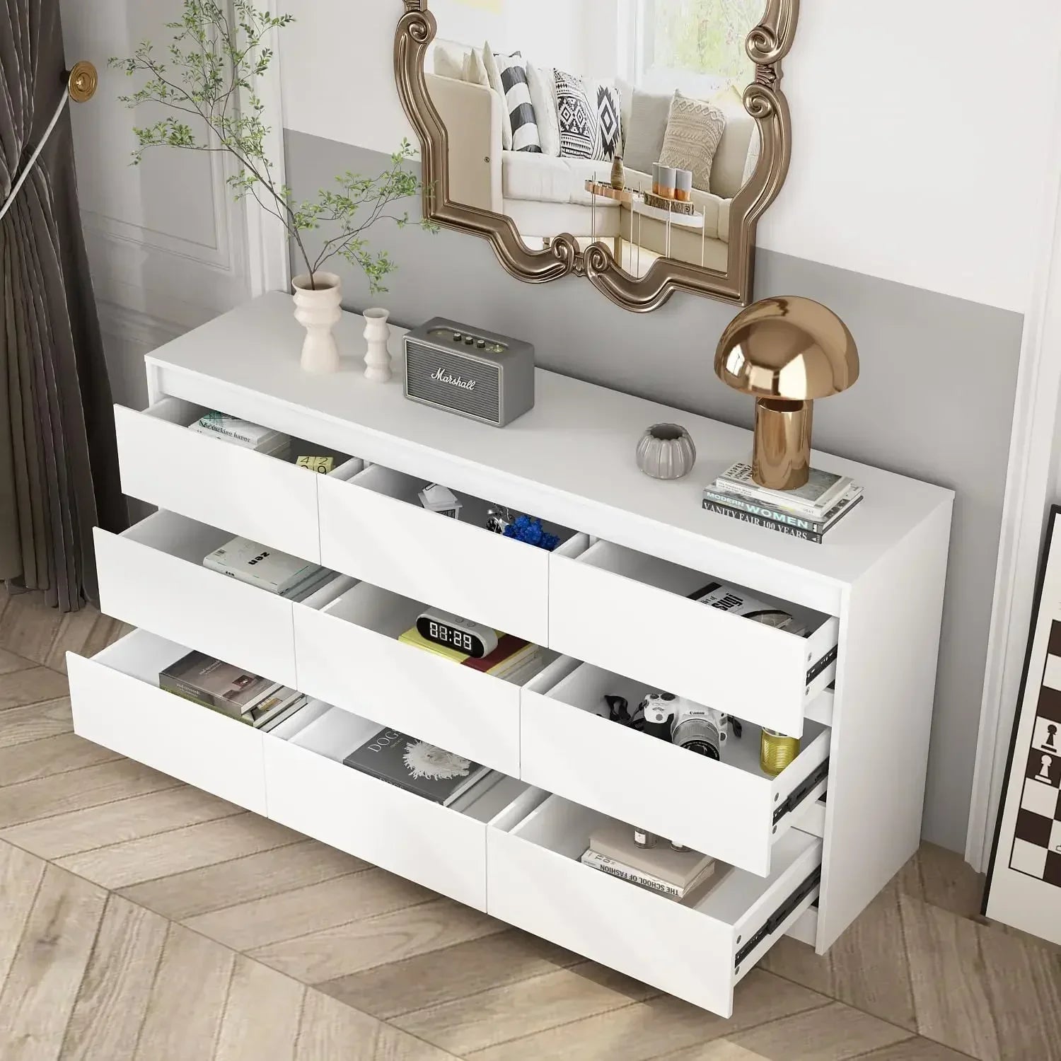 WhiteSpan 9-Drawer Dresser