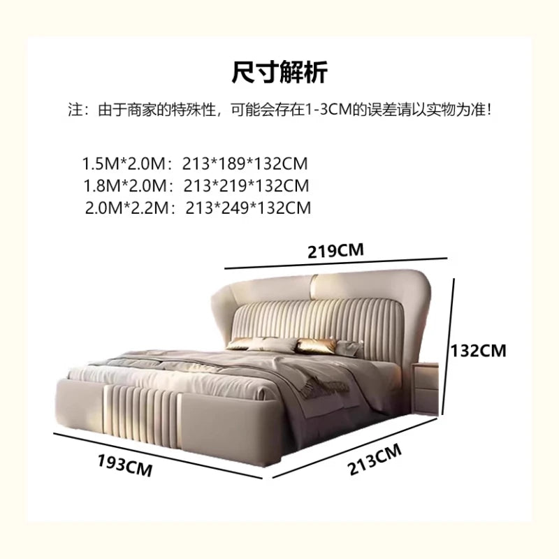 Aurora Gold White Bed