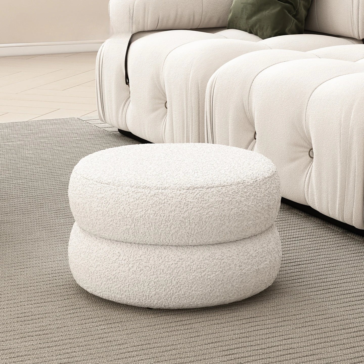CreamWind Ergonomic Round Stool