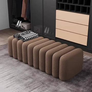 BoucléLink Modular Ottoman Stool