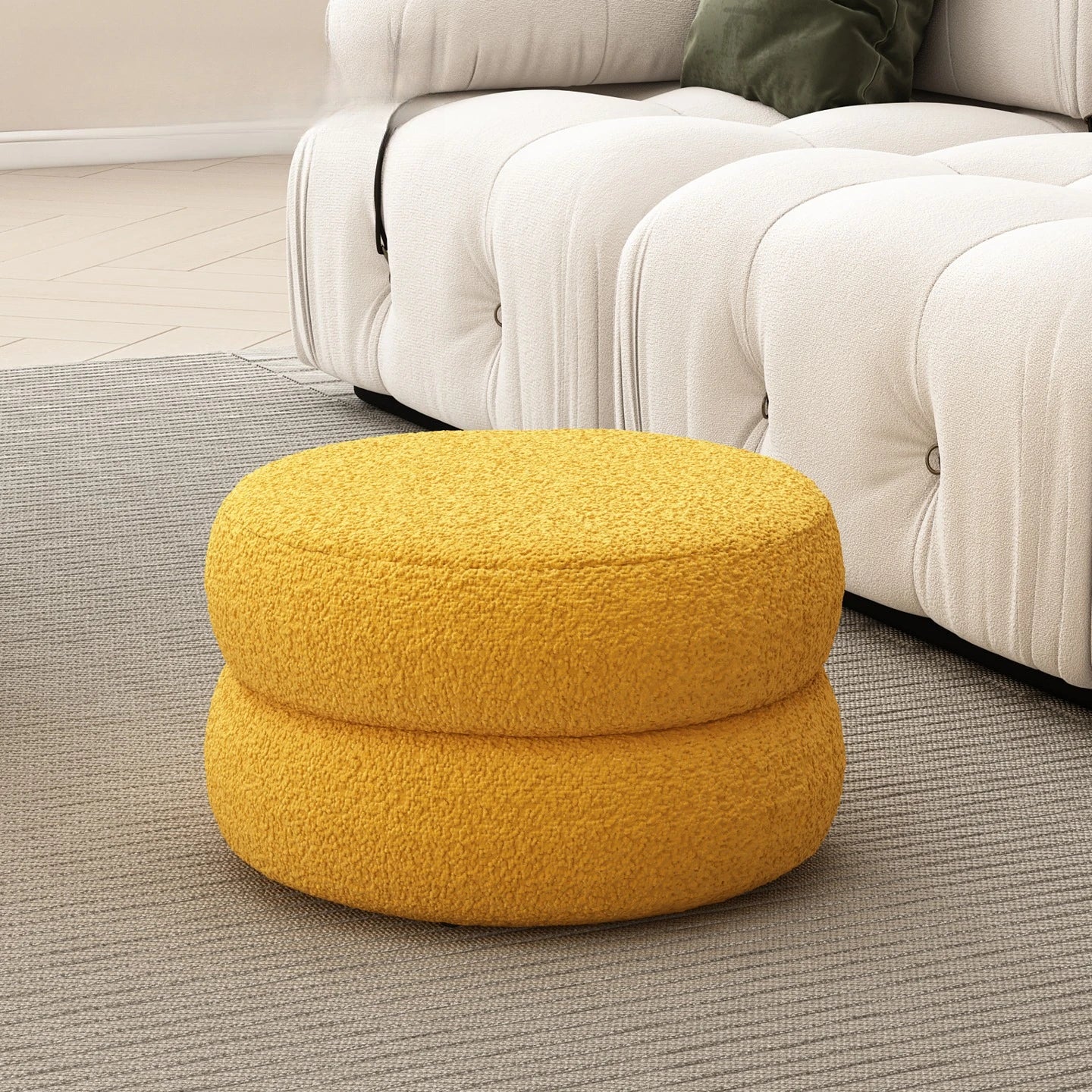 CreamWind Ergonomic Round Stool