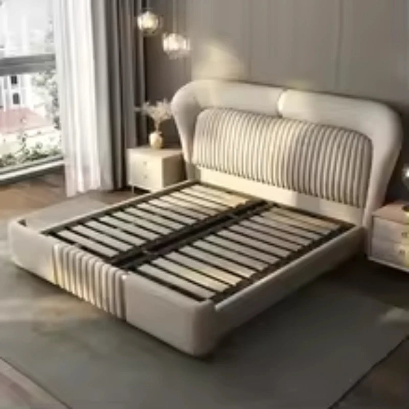 Aurora Gold White Bed