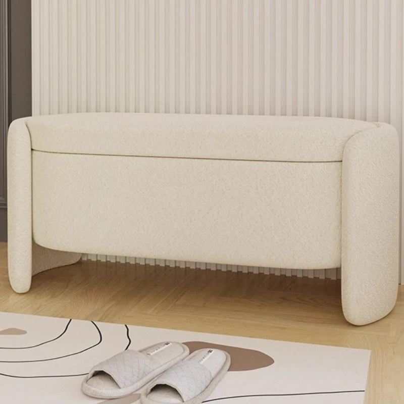 Berbera Nordic Storage Bench Ottoman
