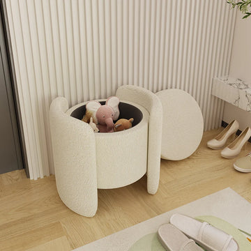 Berbera Nordic Storage Bench Ottoman