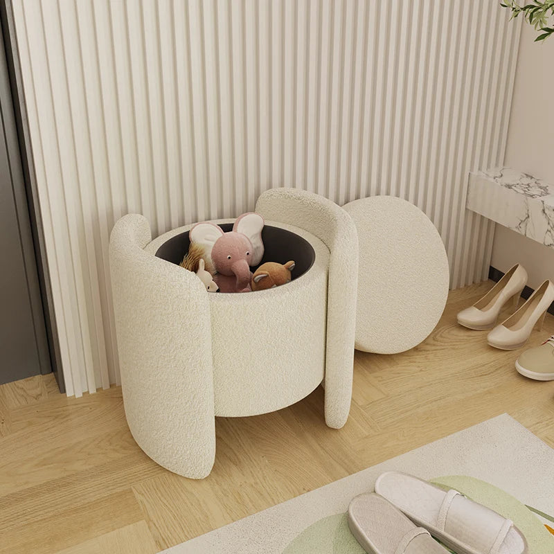 Berbera Nordic Storage Bench Ottoman
