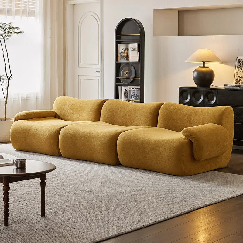 CloudSoft Modern Fabric Sofa