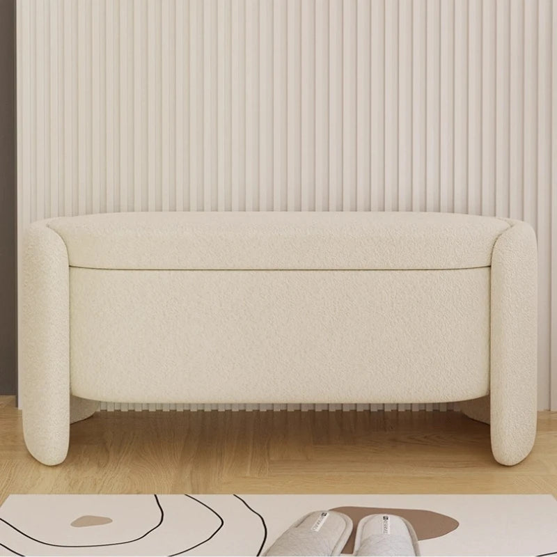 Berbera Nordic Storage Bench Ottoman