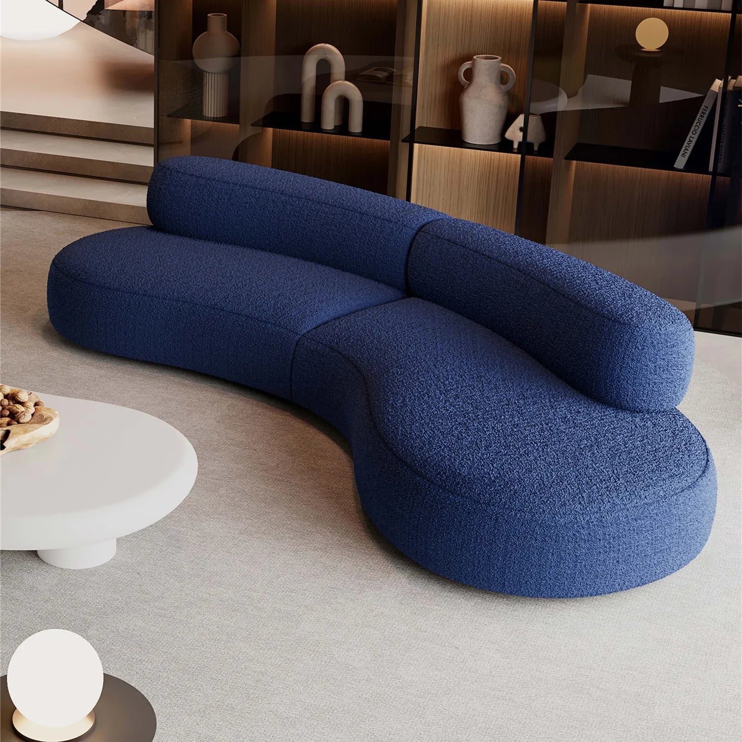 Velora S-Shape Curved Sofa Set