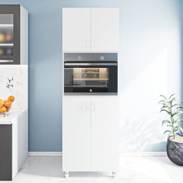 Microwave Tall Unit | Frosty White