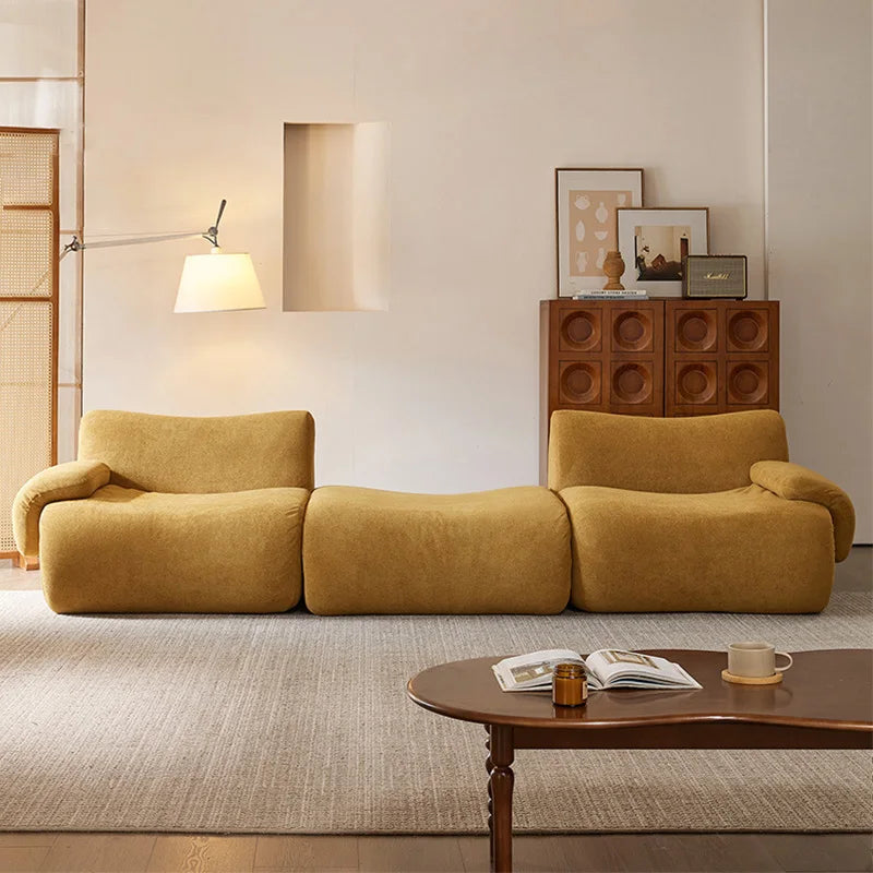 CloudSoft Modern Fabric Sofa