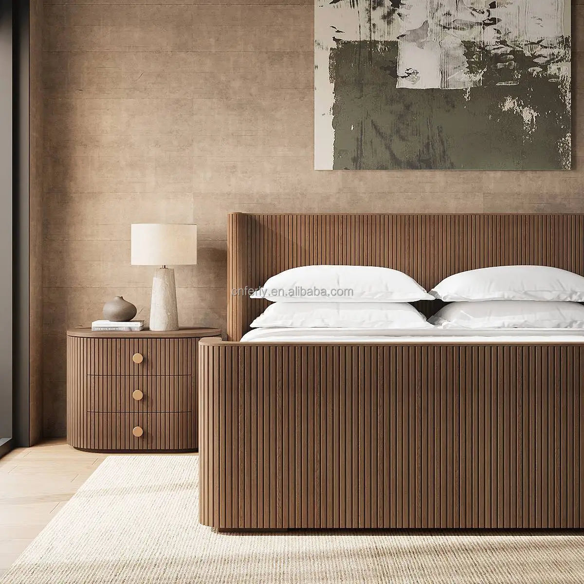 American Classic Oak Bed with Footboard
