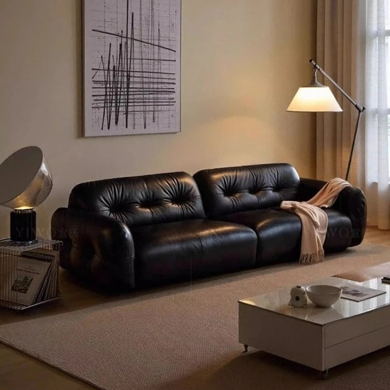 Cowie Luxe Genuine Leather Sofa