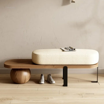Modern Creative Solid Wood Ottoman Bench